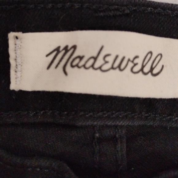 Madewell Black Skinny Roadtripper Jeans Modern Fit Size 29 - Picture 9 of 10